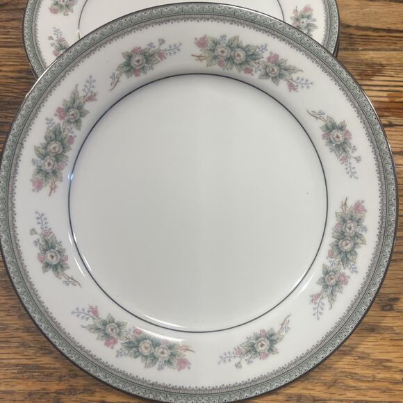 SET OF 6 Noritake Bristol #5504 Salad Luncheon Plates 8 1/4" PRISTINE EXCELLENT! - Picture 5 of 10
